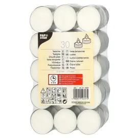 L&auml;mp&ouml;kynttil&auml;t 30-pakkaus