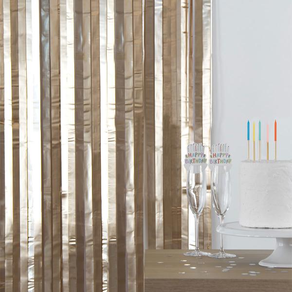 Juhlaverho Matta Kulta 200x100 cm