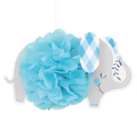 Babyshower Ripustettava Elefantti Koristeet Sininen