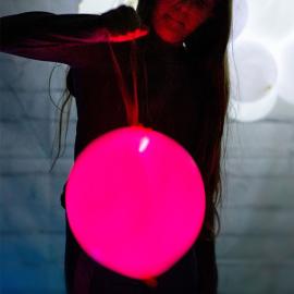 LED Mini Punch-Ilmapallot Moniväriset