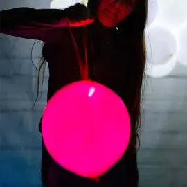 LED Mini Punch-Ilmapallot Moniväriset