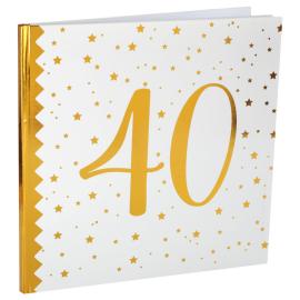 Vieraskirja 40 v Tähtikuvioinen