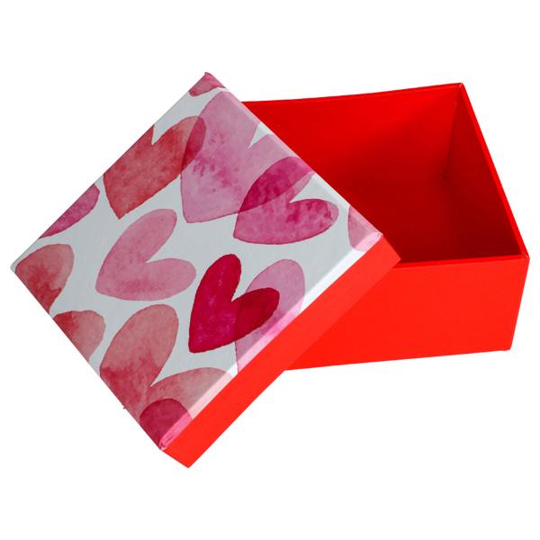 Lahjarasia Sydämet 10x10x5 cm