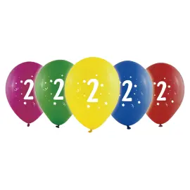 Numeroilmapallot 2 Värivalikoima