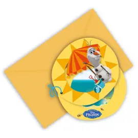 Frozen Olaf Kesäkutsukortit