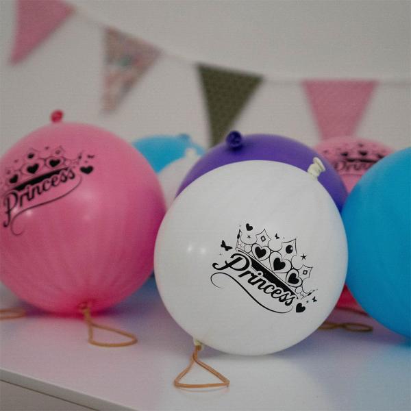 LED Mini Punch-Ilmapallot Princess