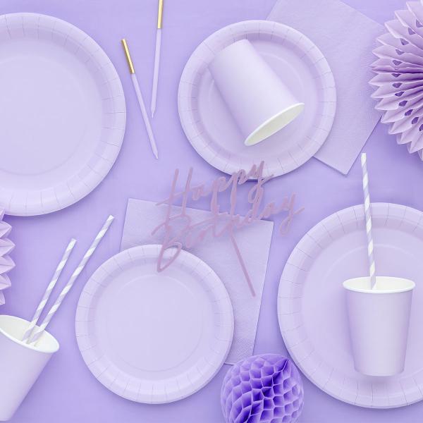 Paperilautaset Laventeli 18 cm 6 kpl