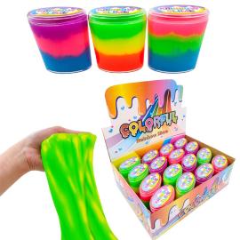 Slime Monivärinen Neon