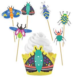 Cupcake Set Hyönteiset 12 kpl