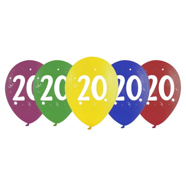 Numeroilmapallot 20 Värivalikoima