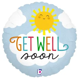 Get Well Soon Holografinen Folioilmapallo