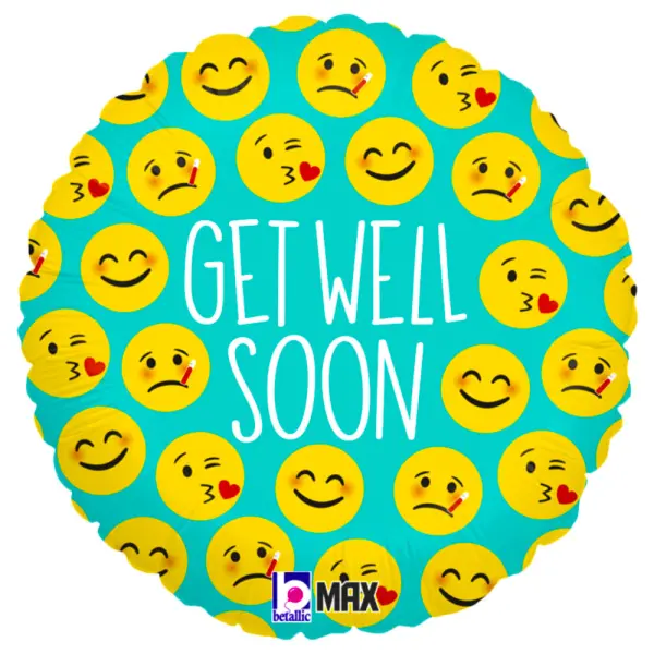 Get Well Soon Emoji Folioilmapallo