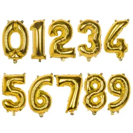 Numeroilmapallo Hohtava Kulta 36 cm