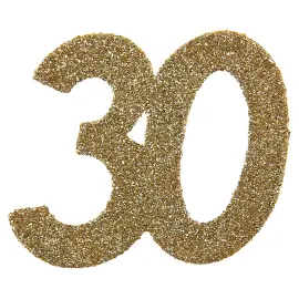 Kimallekonfetti 30 v Kulta