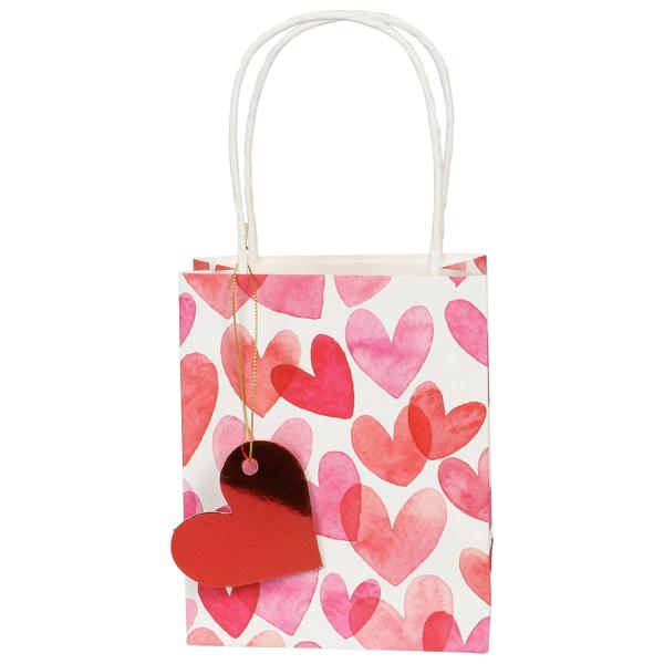 Lahjakassi Sydämet 12x5,5x15 cm