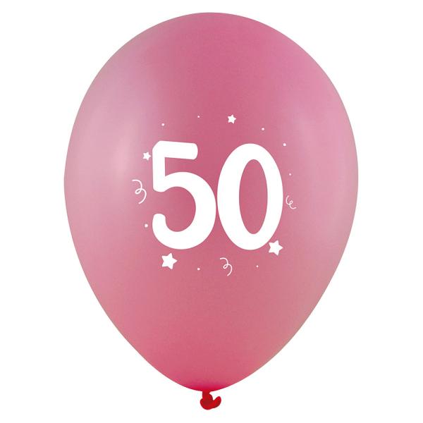 Numeroilmapallot 50 Värivalikoima