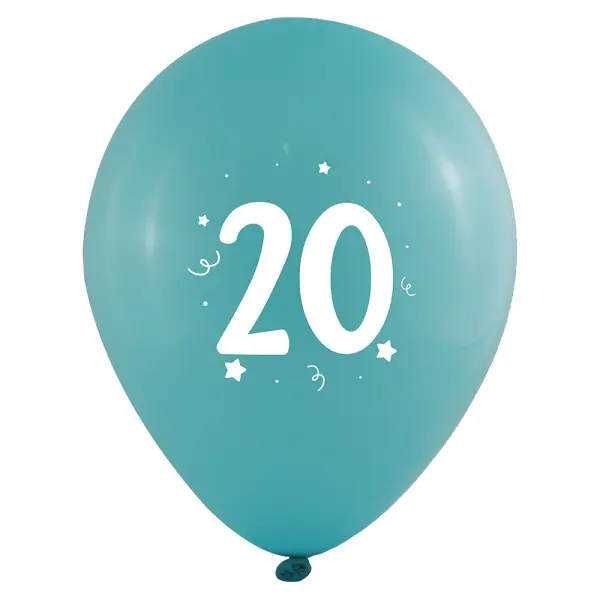 Numeroilmapallot 20 Värivalikoima