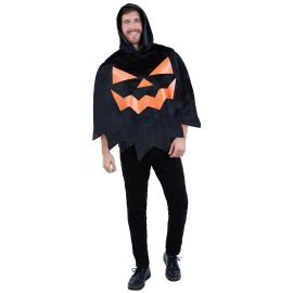 Musta Poncho Halloween-kurpitsa