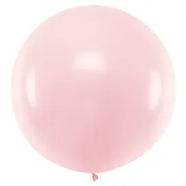Jättimäinen Lateksi-ilmapallo Pastellipinkki