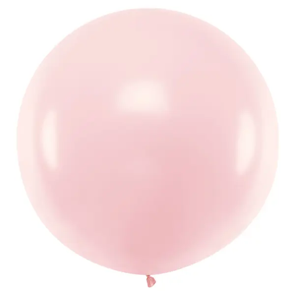 Jättimäinen Lateksi-ilmapallo Pastellipinkki