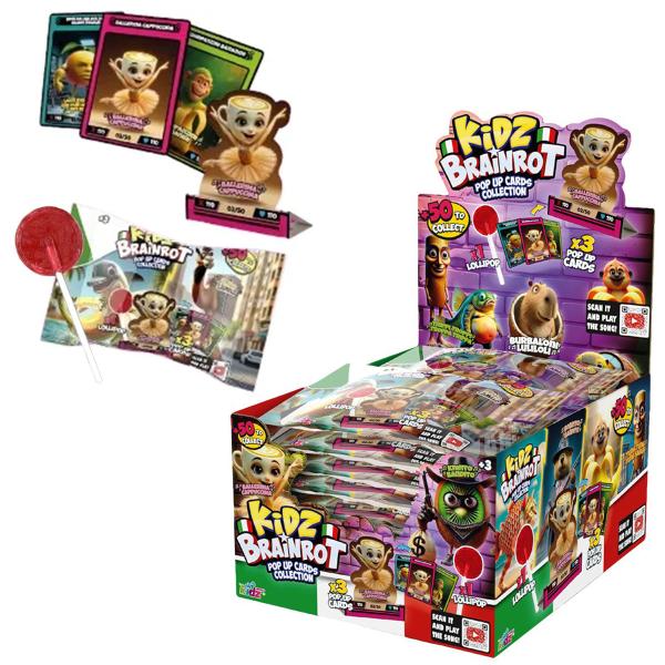 Kidz Brainrot Keräilykortit ja Tikkari