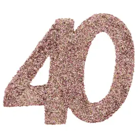 Kimallekonfetti 40 v Ruusukulta