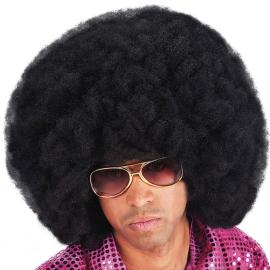Musta Afro Peruukki 40 cm