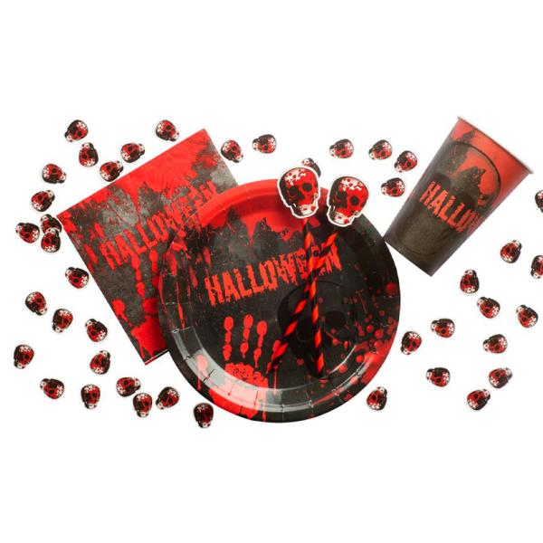 Verinen Konfetti Halloween Juhlat