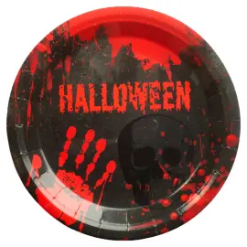 Veriset Paperilautaset Halloween Juhlat
