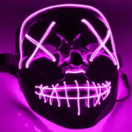Verinen LED Naamio Liila