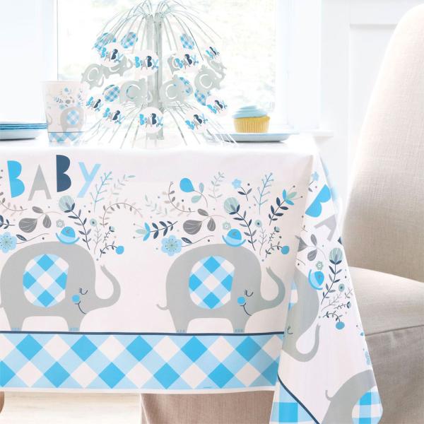 Babyshower Lahjapaperi Elefantti Sininen