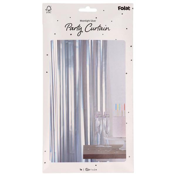 Juhlaverho Matta Hopea 200x100 cm