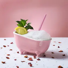 Kylpyamme Posliinimuki Vaaleanpunainen 28 cl