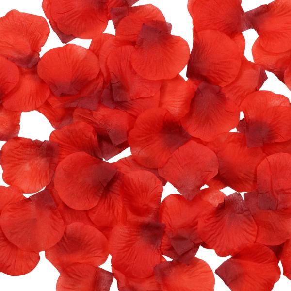 Ruusun Terälehdet Ombre Punaiset 100-kpl