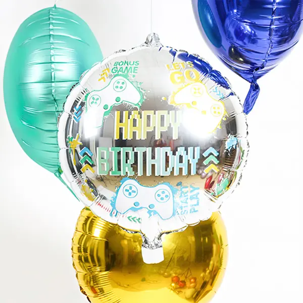 Folioilmapallo Happy Birthday Gaming