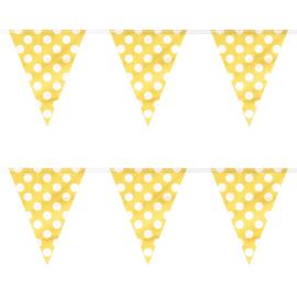 Polka Dot Keltainen Viirinauha