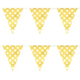 Polka Dot Keltainen Viirinauha