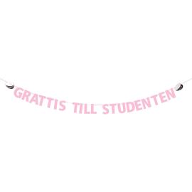 Grattis Till Studenten Köynnös Vaaleanpunainen