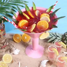 Martini Akryylilasi Vaaleanpunainen 2 Litra