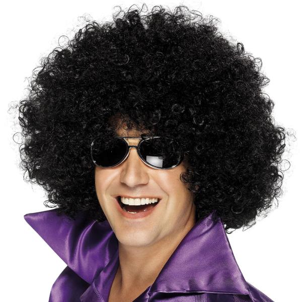 Afro Peruukki Musta