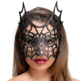 Kimalteleva Silmänaamio Hämähäkinverkko