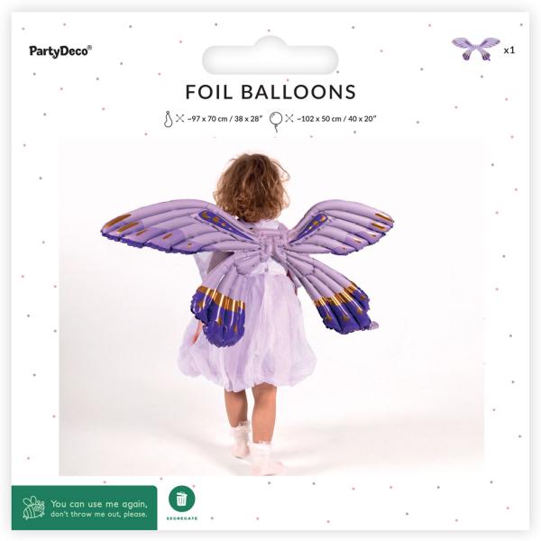 Puhallettavat Perhosen Siivet Violetti