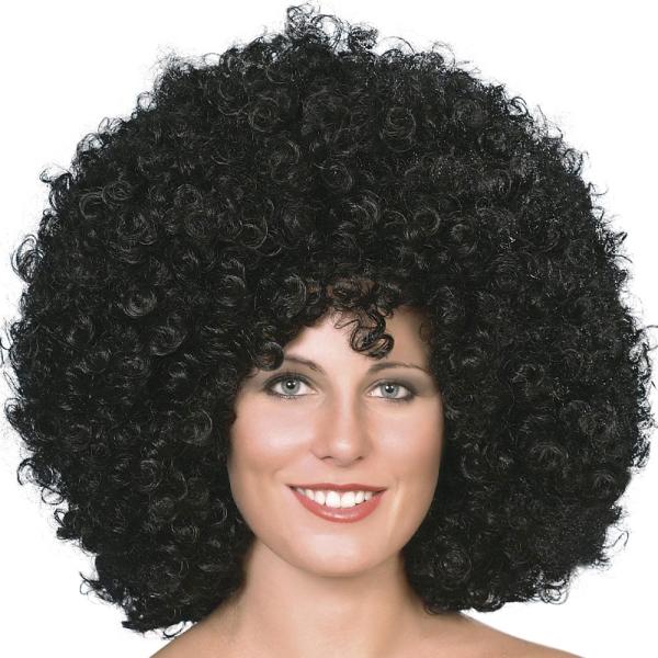 Afro Peruukki Musta