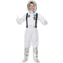 Astronautti Valkoinen Naamiaisasu Lapsille