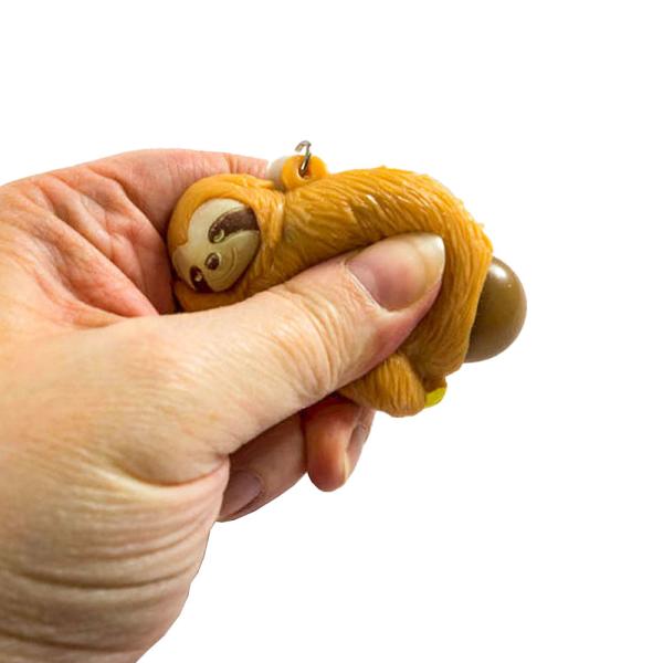 Poop Laiskiainen Avaimenperä