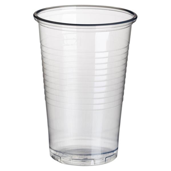 Läpinäkyvät Muovikupit 20 cl 100-pakkaus