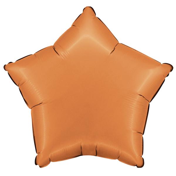 Folioilmapallo Tähti Satin Karamelli