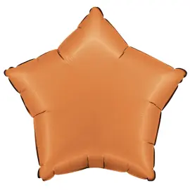 Folioilmapallo Tähti Satin Karamelli