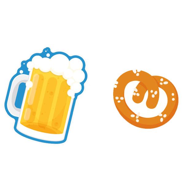 Oktoberfest Paperikonfetti 20-kpl