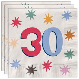 Servetit Tähdillä 30-vuotta 20 kpl